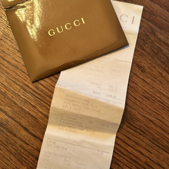 Gucci black canvas and leather Pelham shoulder bag. - Picture 13 of 13